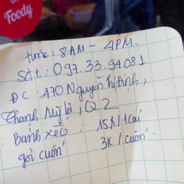 Tổng hợp- Ăn vặt Bánh Xèo & Gỏi Cuốn - Nguyễn Thị Định