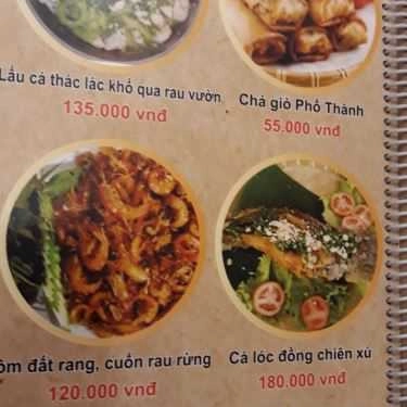 Thực đơn- Ăn vặt Bánh Xèo Rau Rừng - Phố Thành