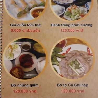 Thực đơn- Ăn vặt Bánh Xèo Rau Rừng - Phố Thành