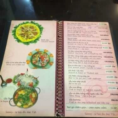 Thực đơn- Ăn vặt Bánh Xèo Sammy