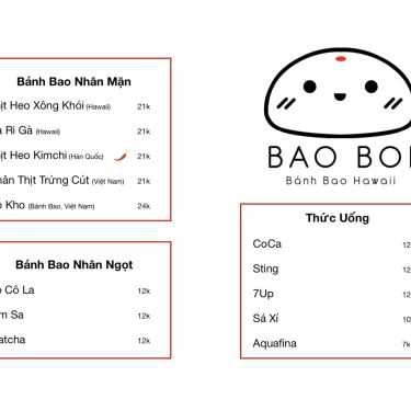 Thực đơn- Ăn vặt Bao Boi - Bánh Bao Hawaii