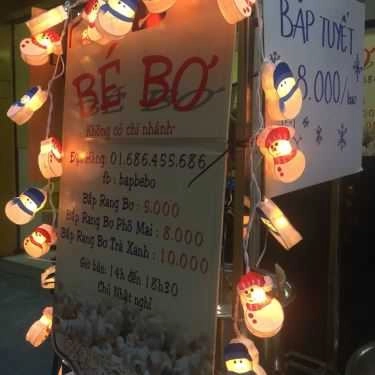 Thực đơn- Ăn vặt Bắp Rang Bé Bơ