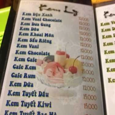 Thực đơn- Ăn vặt Bé Heo - Kem Tươi & Trà Sữa