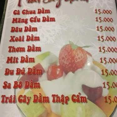 Thực đơn- Ăn vặt Bé Heo - Kem Tươi & Trà Sữa
