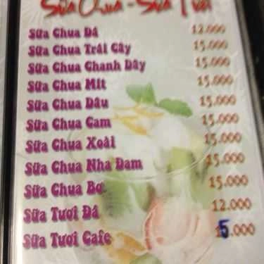 Thực đơn- Ăn vặt Bé Heo - Kem Tươi & Trà Sữa