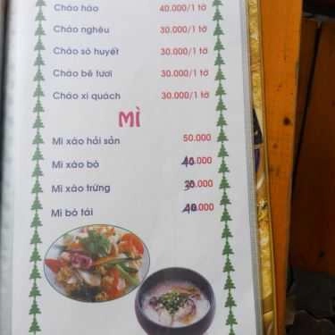Thực đơn- Quán Nhậu Bê Thui & Hải Sản Bình Dân