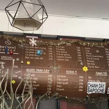 Thực đơn- BE[tone] Coffee - Đường Số 18