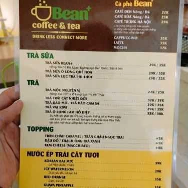 Thực đơn- Bean Plus Coffee & Tea