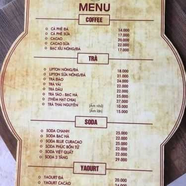 Thực đơn- Bee Coffee - Đường Số 23