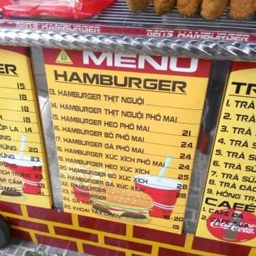 Thực đơn- Ăn vặt Ben's - Hamburger & Gà Rán