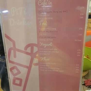 Thực đơn- Tiệm Bánh Piti - Bánh Kem & Bánh Ngọt