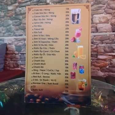 Thực đơn- Bệt Coffee - Phạm Văn Đồng