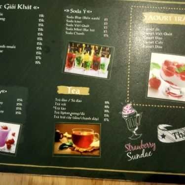 Thực đơn- Bi Coffee - Huỳnh Tịnh Của