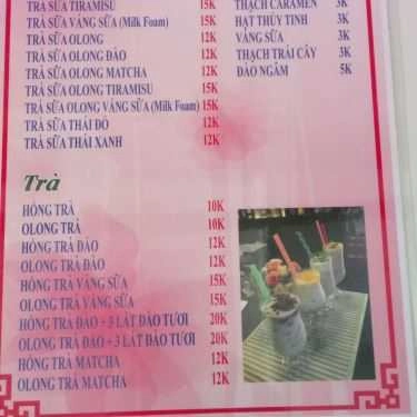 Thực đơn- Bí Đỏ - Ăn Vặt & Trà Sữa