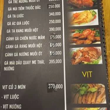 Thực đơn- Quán Nhậu Bia Hơi Hà Nội - Chung Cư Phú Mỹ