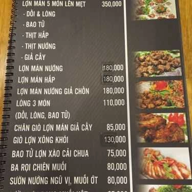 Thực đơn- Quán Nhậu Bia Hơi Hà Nội - Chung Cư Phú Mỹ
