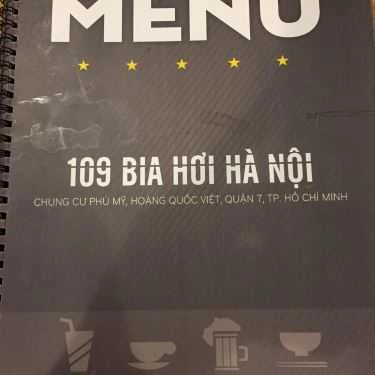 Thực đơn- Quán Nhậu Bia Hơi Hà Nội - Chung Cư Phú Mỹ