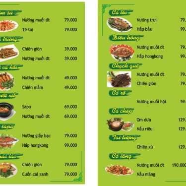 Thực đơn- Quán Nhậu Bia Sệt 100%