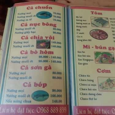 Thực đơn- Quán Nhậu Bia Sệt 165A