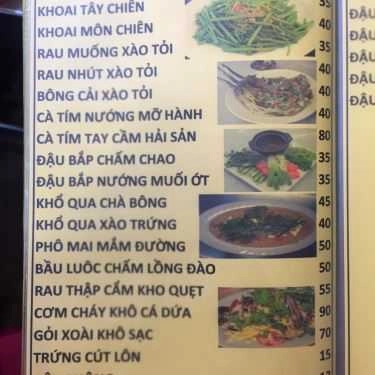 Thực đơn- Quán Nhậu 2 Chị Em - Quán Bia Sệt