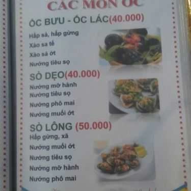 Thực đơn- Quán Nhậu Bia Sệt 59