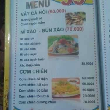 Thực đơn- Quán Nhậu Bia Sệt 59