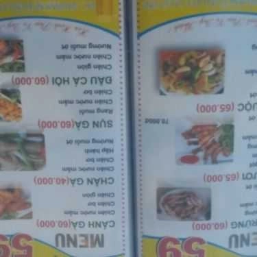 Thực đơn- Quán Nhậu Bia Sệt 59