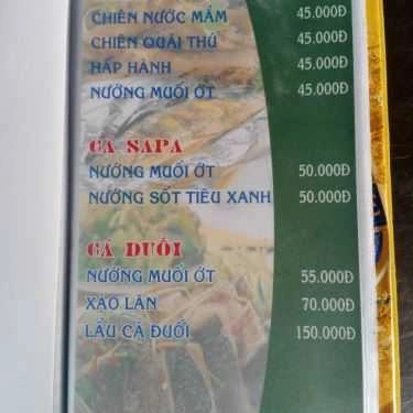Thực đơn- Quán Nhậu Bia Sệt 730