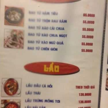 Thực đơn- Quán Nhậu Bảy Hiền - Bia Tuyết
