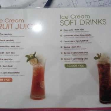 Thực đơn- Bica Cafe - Lê Trung Nghĩa