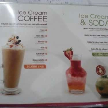 Thực đơn- Bica Cafe - Lê Trung Nghĩa