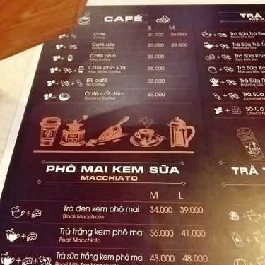 Thực đơn- Bili Coffee & Tea - Trà Sữa Nhà Trắng
