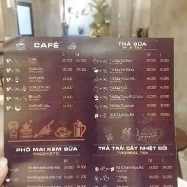 Thực đơn- Bili Coffee & Tea - Trà Sữa Nhà Trắng
