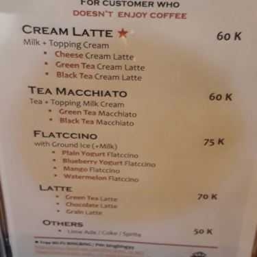 Thực đơn- Bing Bing Café - Bingsu & Korean Food