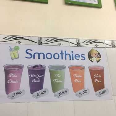 Thực đơn- Cafe Bingsu Ơi