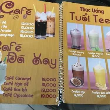 Thực đơn- Cafe Blue Milktea