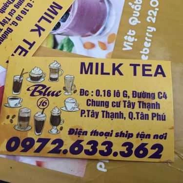 Tổng hợp- Cafe Blue Milktea