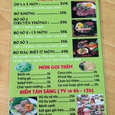 Thực đơn- Ăn vặt Bò Né 3 Ngon - Bò Quanh Lửa Hồng - Nguyễn Thị Thập