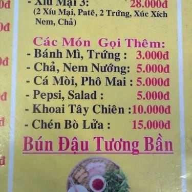 Thực đơn- Ăn vặt Bò Né 3 Ngon - Bò Quanh Lửa Hồng - Tôn Đản