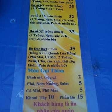 Thực đơn- Ăn vặt Bò Né 3 Ngon - Bò Quanh Lửa Hồng - Phan Văn Trị