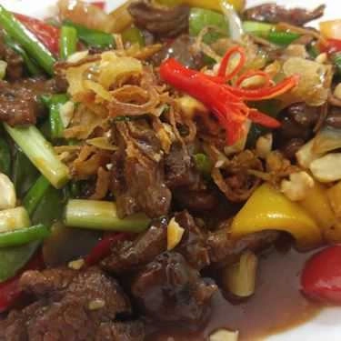 Món ăn- Quán Nhậu A Châu Quán - Bò Tơ Rau Rừng