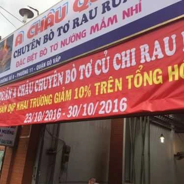 Không gian- Quán Nhậu A Châu Quán - Bò Tơ Rau Rừng