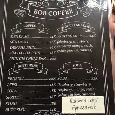 Tổng hợp- BOB Coffee
