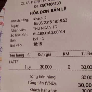 Tổng hợp- Bông Coffee - CoopMart Extra Thủ Đức