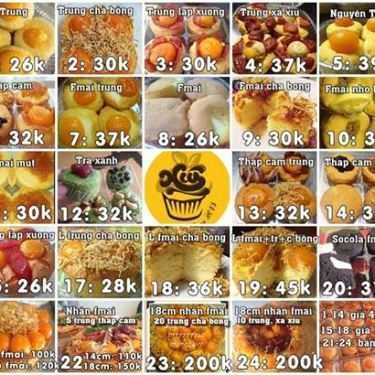 Thực đơn- Tiệm Bánh Bông Lan Xá Xíu
