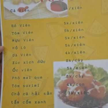 Thực đơn- Ăn vặt Bonjour Tea Milk