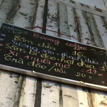Thực đơn- Boong Cafe
