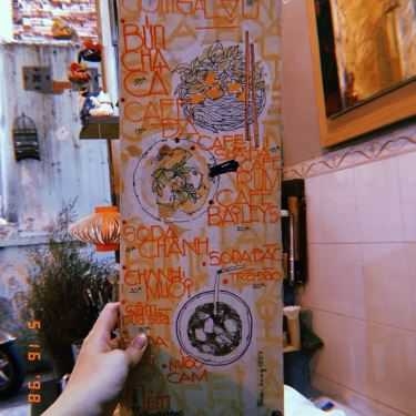 Thực đơn- Boong Cafe & Cao Lầu