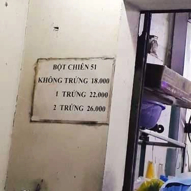 Thực đơn- Ăn vặt Bột Chiên 51