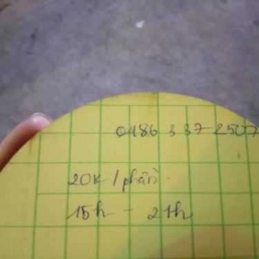 Thực đơn- Ăn vặt Bột Chiên - Bùi Đình Túy